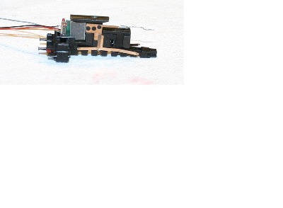 Das Fahrestell einer BR55 mit eingebautem Decoder DHL050.